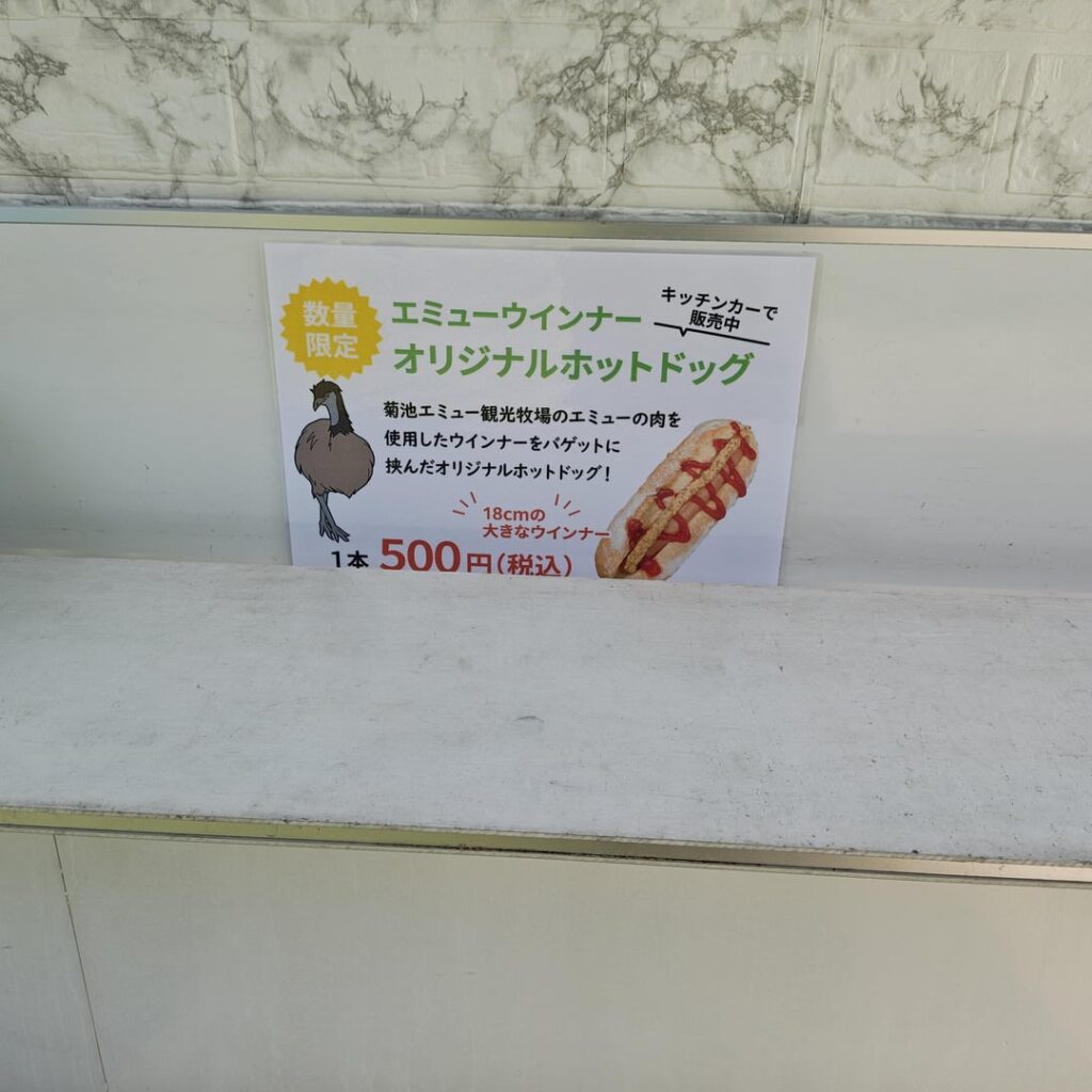 エミュー牧場にて