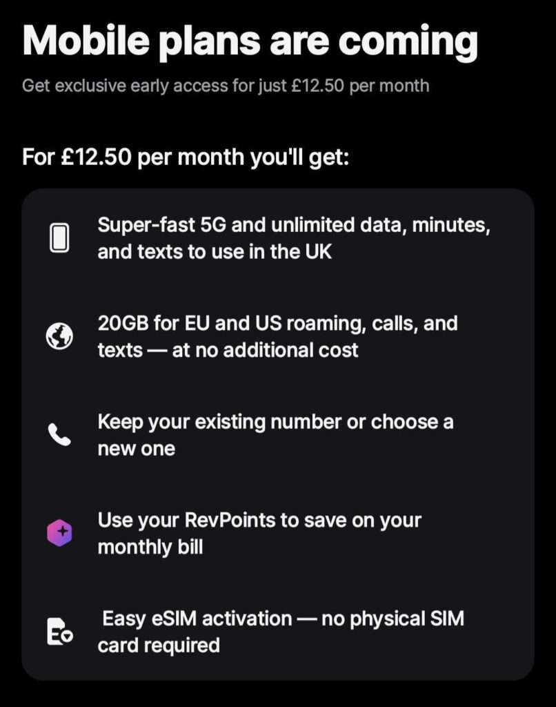 Revolut Mobile Plans-クロアチア共和国の関税の競争はありますか？