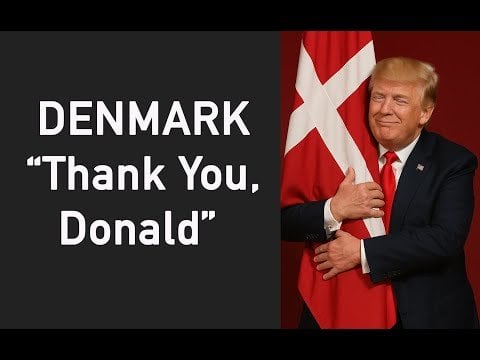 ドナルド・トランプへのデンマーク観光：「膨大な関税をありがとうミスター大統領」