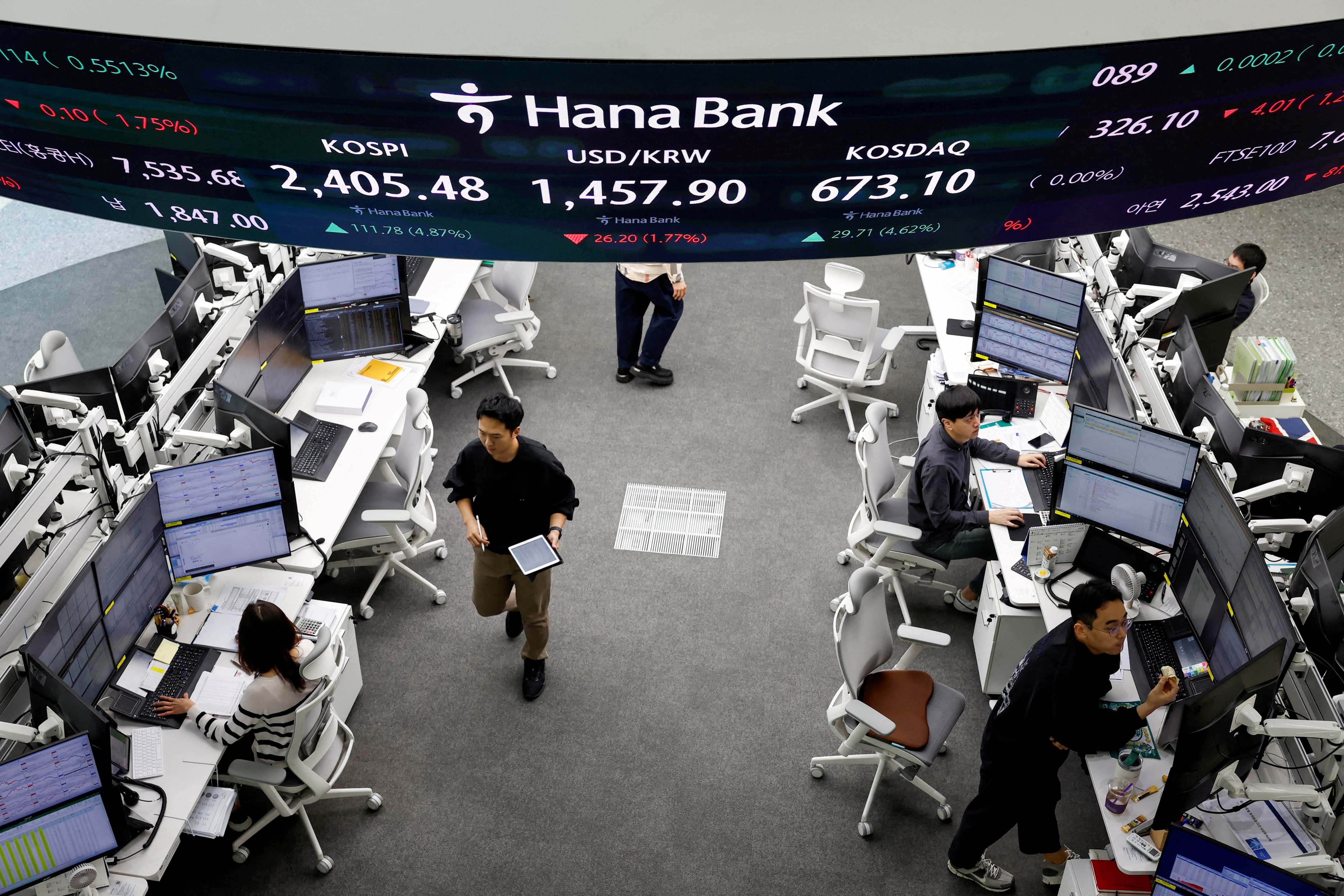 韓国ウォンが急上昇、米国が通貨高対策要求と報道