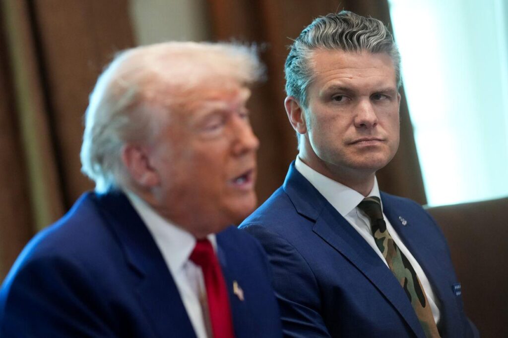 Hegsethは、トランプの知識なしにウクライナの援助を一時停止したと伝えられていると伝えられています