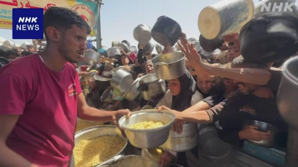 ガザ地区“飢えによる死が現実に”イスラエルの物資搬入阻止で | NHK | イスラエル