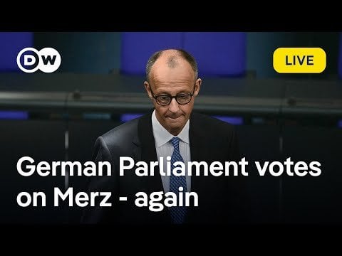 議会の投票の第2ラウンドは、次のドイツ首相のために行われています!!!