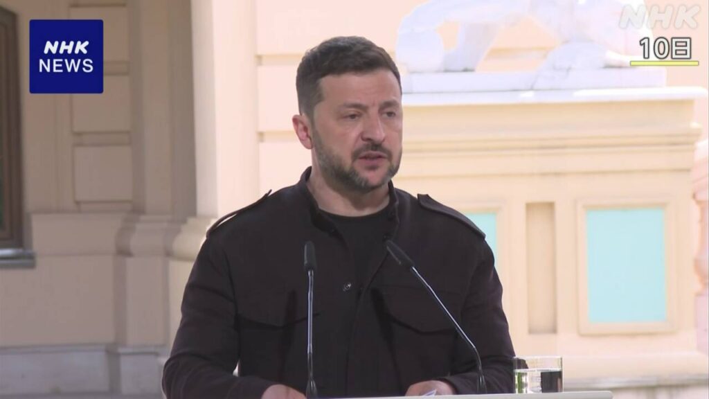 ゼレンスキー大統領“ウクライナ側の求めに応じ停戦行うべき” - nhk.or.jp