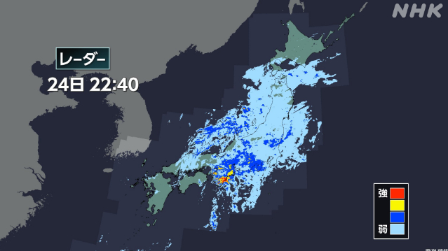 近畿や東海で激しい雨 徳島県で土砂災害の危険性 厳重な警戒を - nhk.or.jp