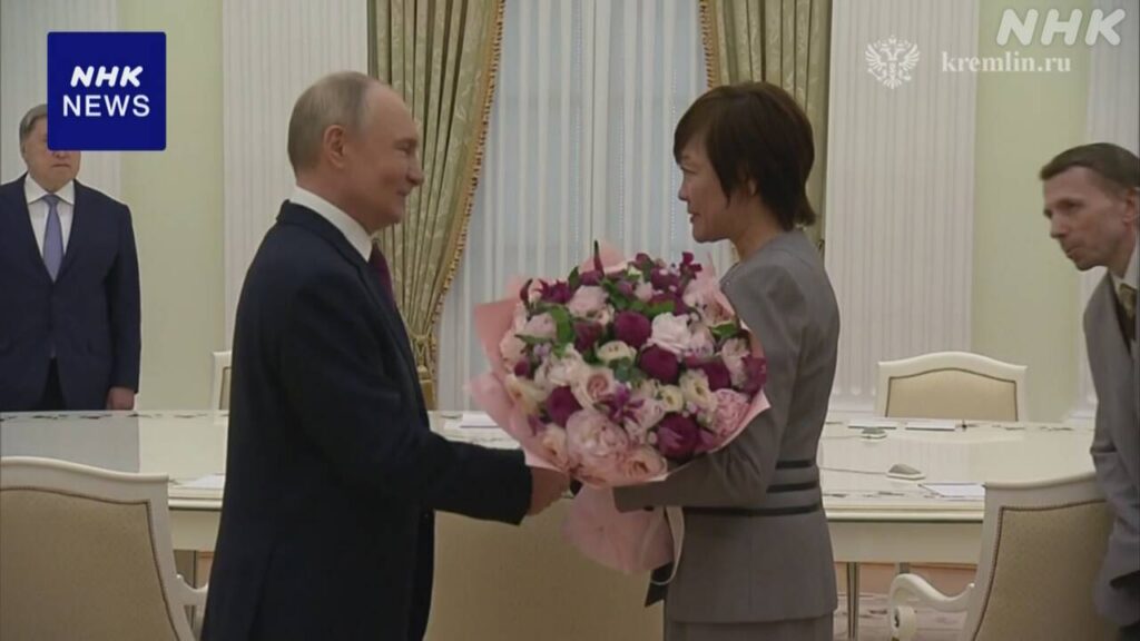 プーチン氏と昭恵さん面会 “関係修復望む勢力” ロシア報道官 - nhk.or.jp