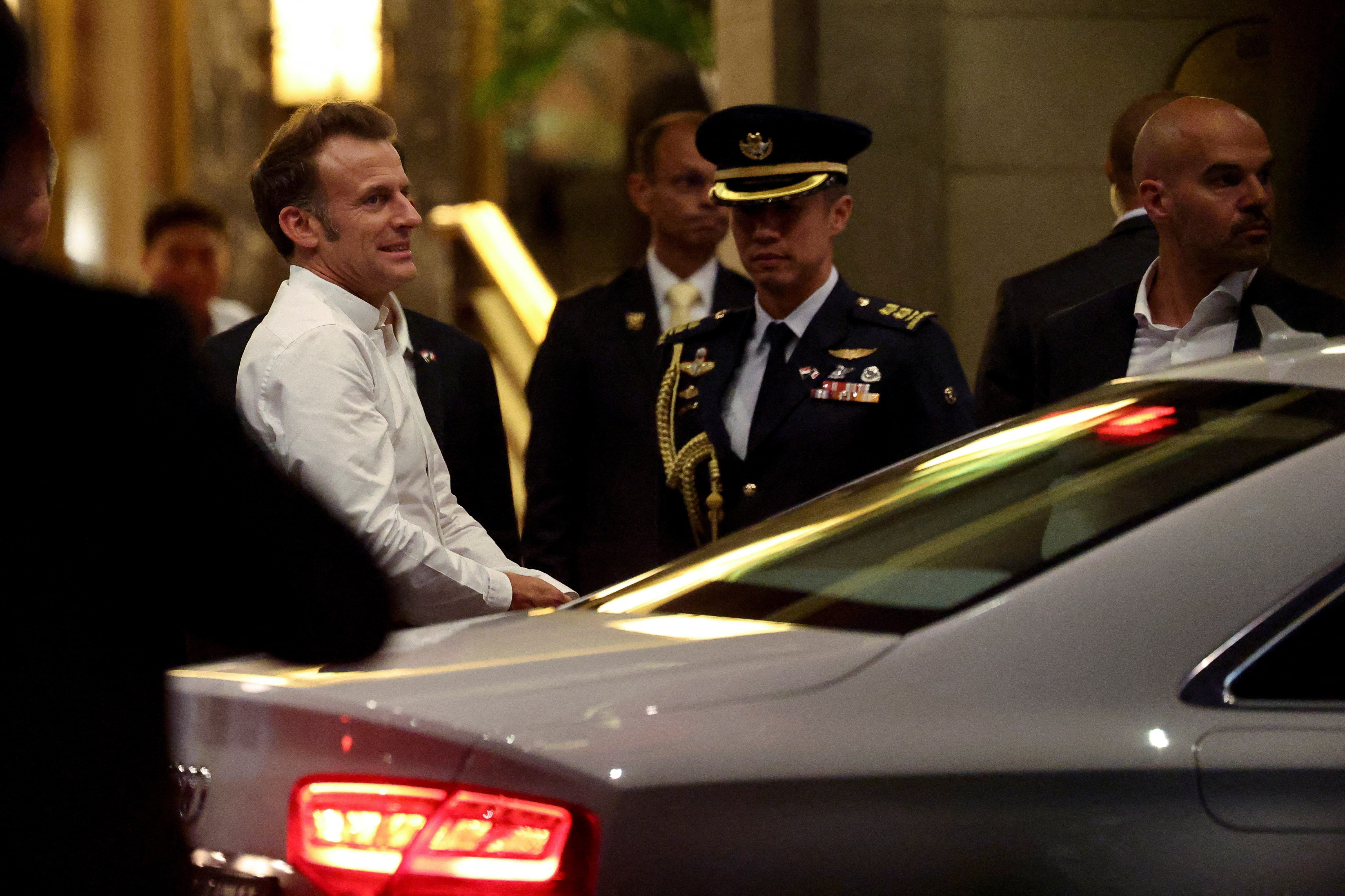 仏大統領、ガザ人道支援阻止でイスラエルに警告　「厳しい対応も」