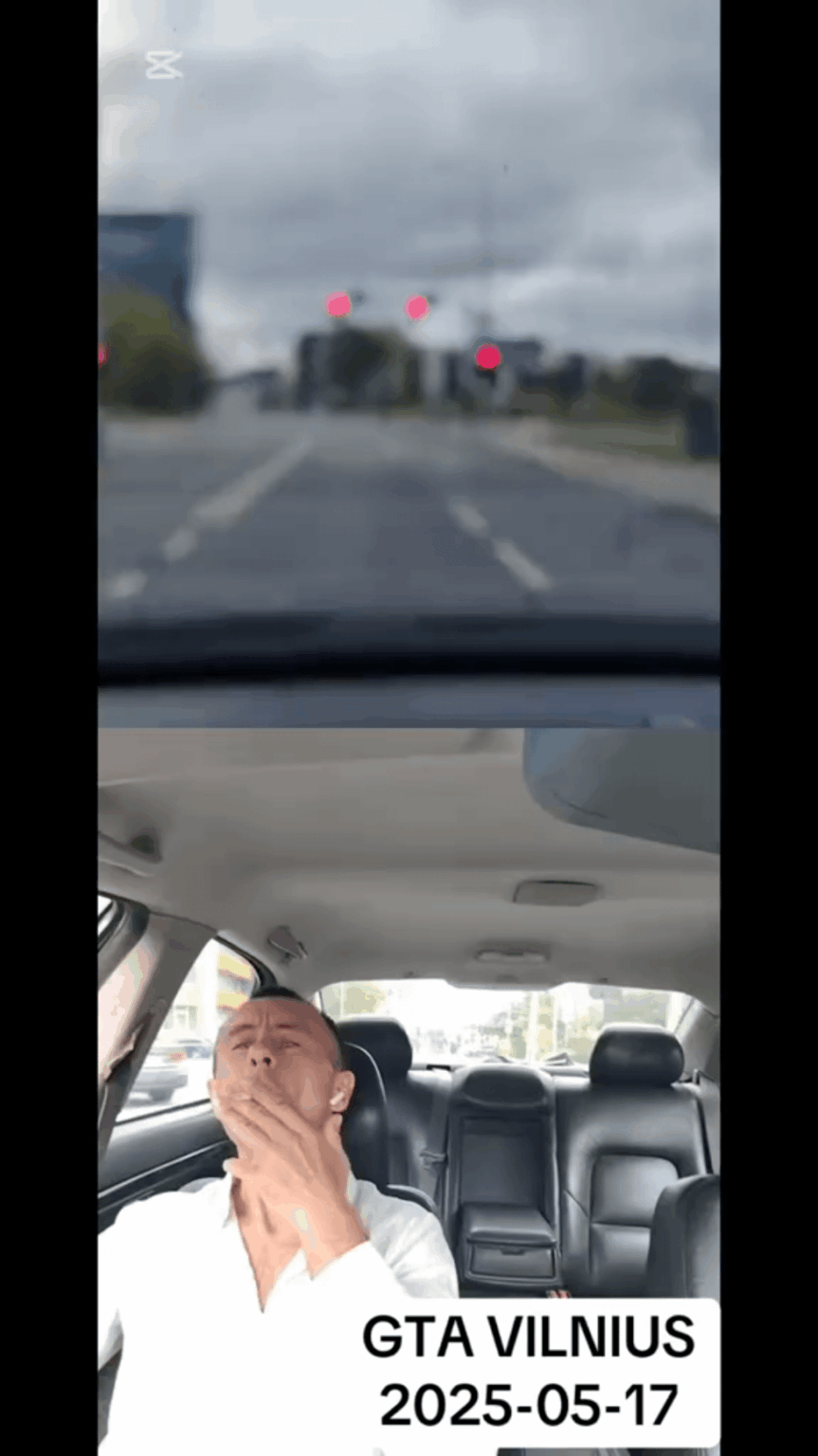 ビリニュスを運転しています。