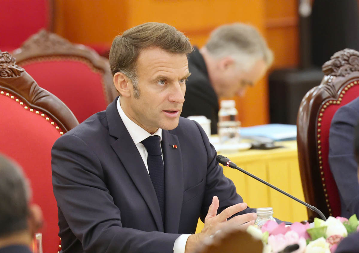 フランス共和国のエマニュエル・マクロン大統領。写真:ハイ・グエン