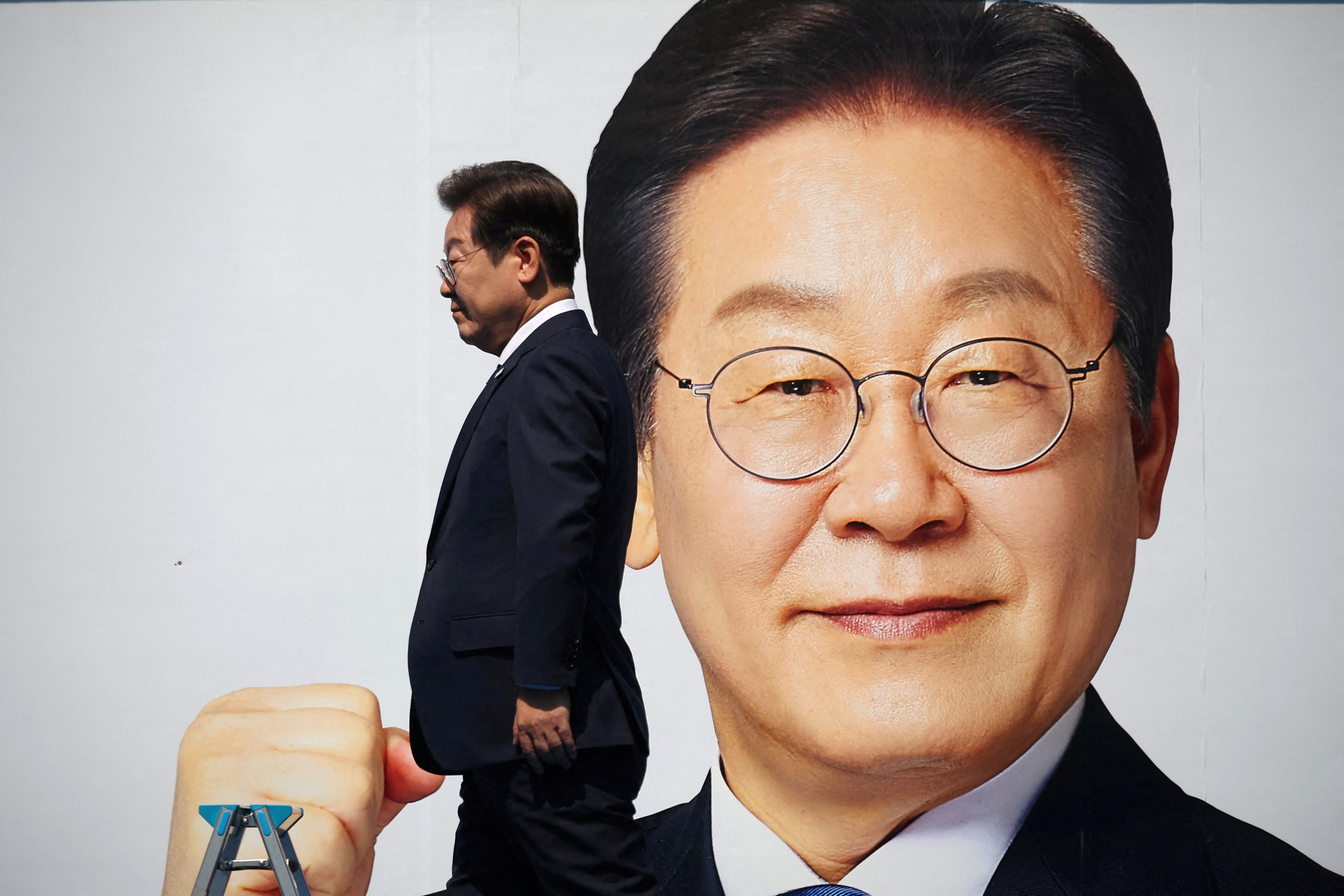 韓国大統領選スタート、候補者が経済支援など訴え　来月3日投開票