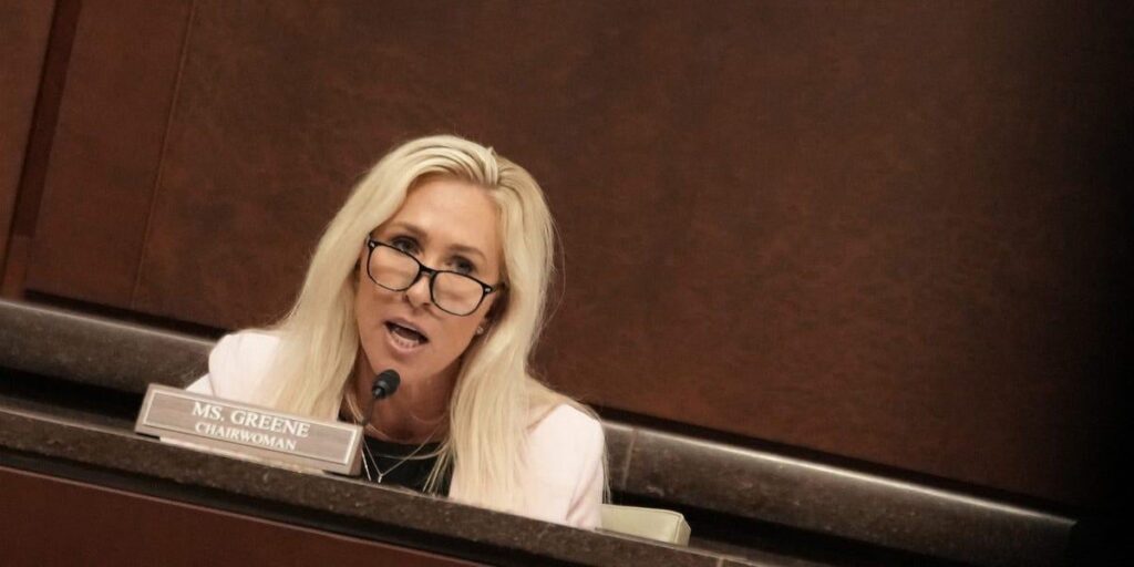 民主党がマージョリー・テイラー・グリーンがインサイダー取引に従事したことを示唆した後、ドージ委員会はレールから外れます