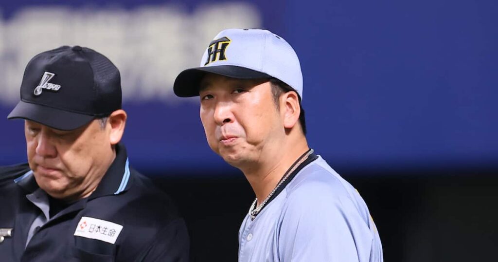 阪神・藤川球児監督〝埋め合わせ〟判定に「納得いかない」　中日・井上一樹監督抗議に怒！　球審に怒！！ - サンスポ