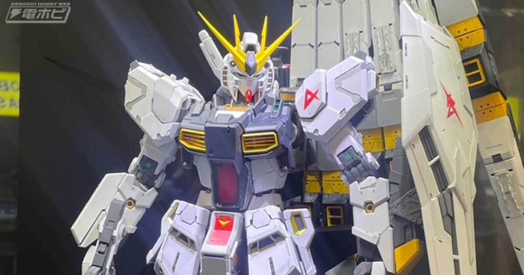 ガンプラ「PGU 1/60 νガンダム」を初公開！【第63回静岡ホビーショー（2025）速報レポート】BANDAI SPIRITS ガンプラ編①