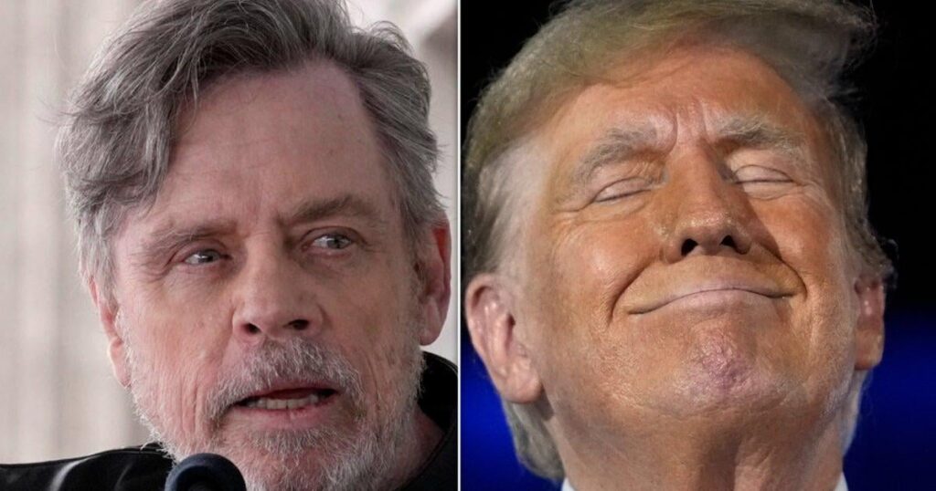 マーク・ハミルは、銀河全体に感じることができる火傷でトランプにぶつかります