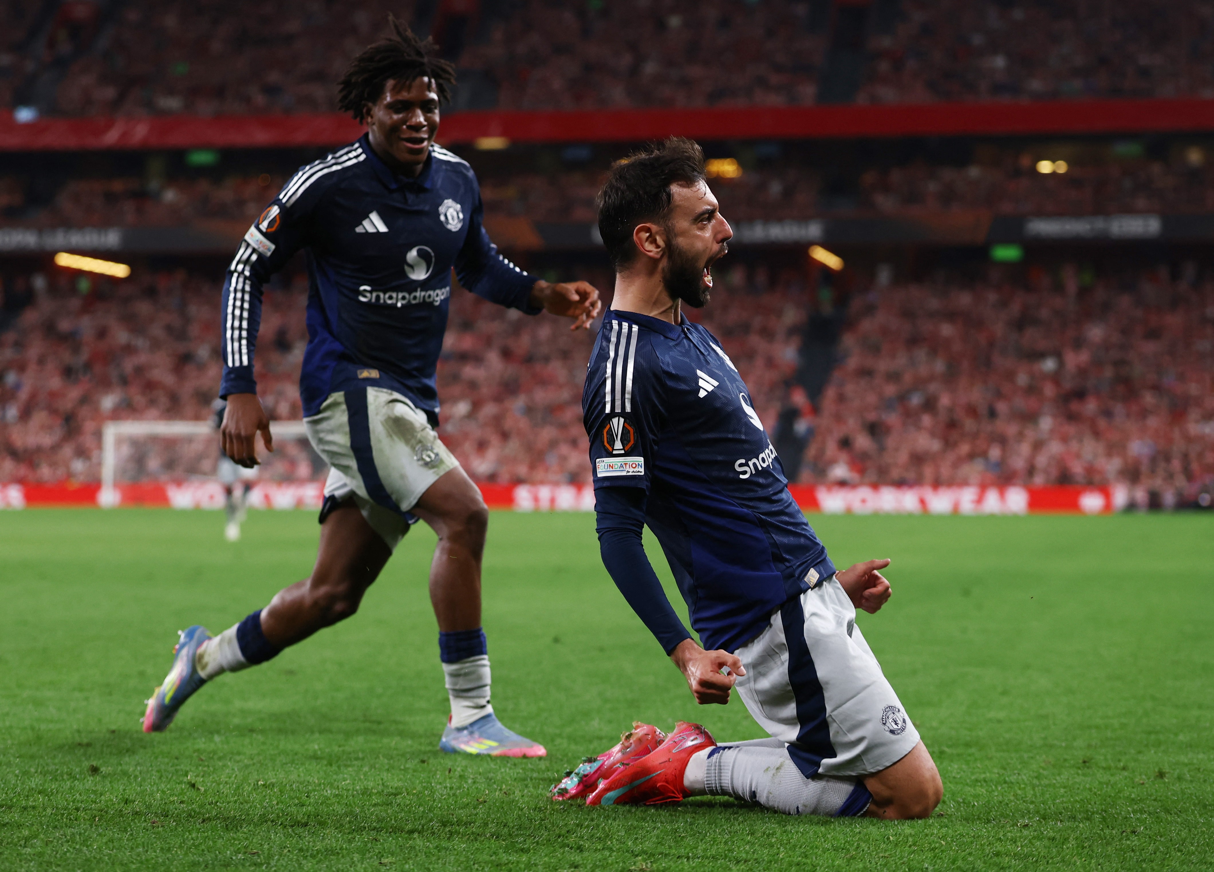 サッカー＝マンＵ、トットナムが先勝　欧州リーグ準決勝