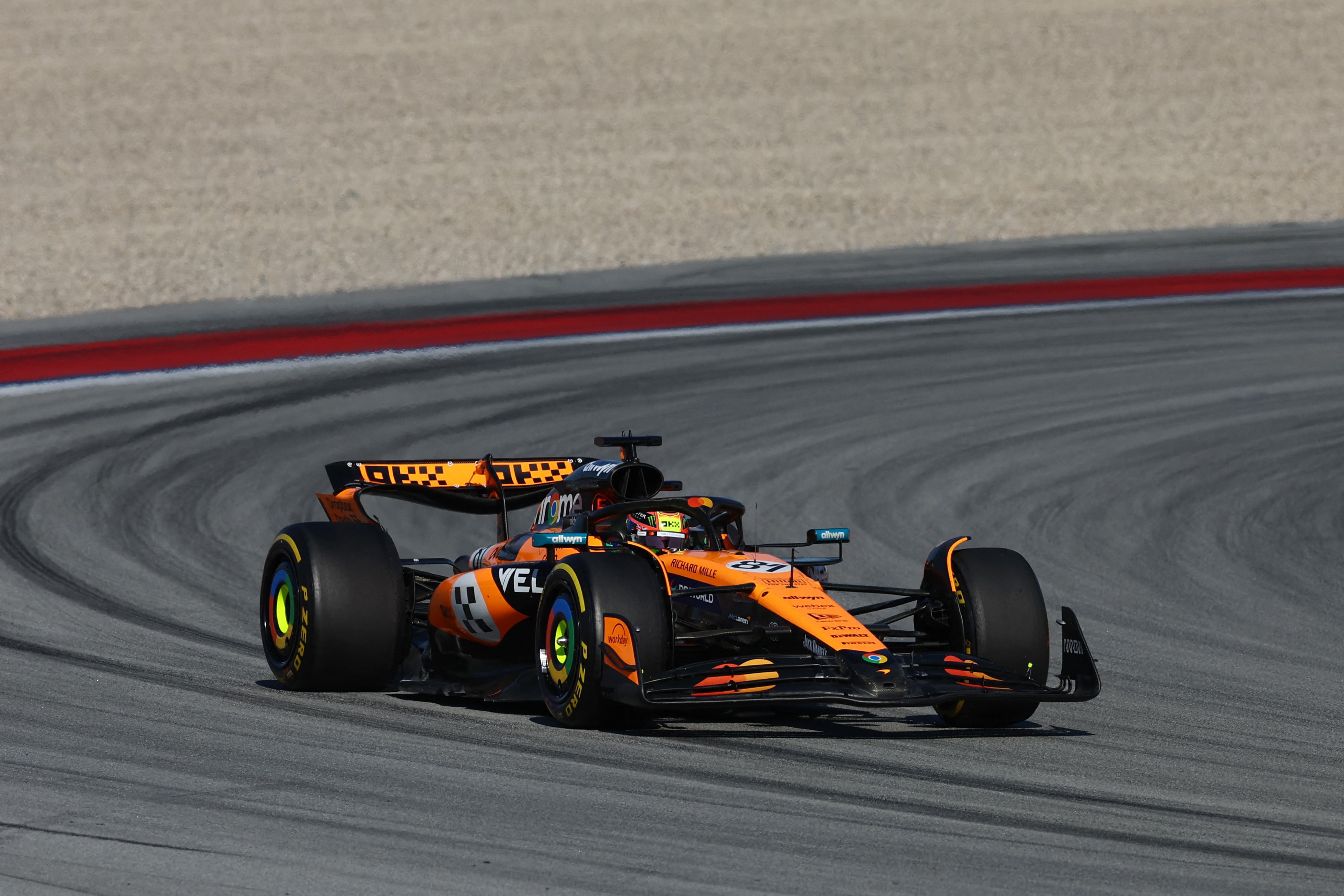 Ｆ１＝スペインＧＰフリー走行、ピアストリが最速　角田13番手