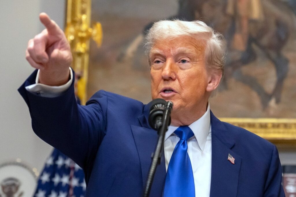 トランプは彼のウォールストリートのニックネームに怒って応答します：「あなたが言ったことを決して言わないでください」