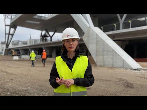 レールバルティカリガセントラル駅の建設が再開されました