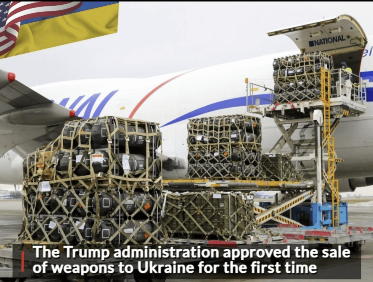 ドナルド・トランプ米国大統領の管理は、5,000万ドル相当の直接的な商業販売（DCS）を通じて、ウクライナへの防衛製品の輸出を承認する意図を議会に通知しました。これは、トランプがホワイトハウスに戻って以来、最初のそのような動きです。 「地獄のような制裁はすぐに来るの？」