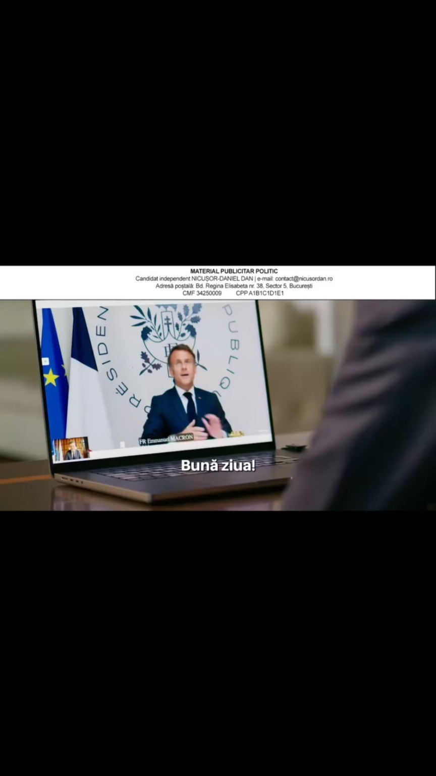 ニコア・ダンはフランス・エマニュエル・マクロン大統領と話をしました