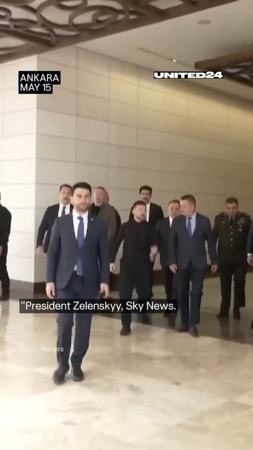 Zelenskyyはプーチンにメッセージを送ります：「私はここにいます」