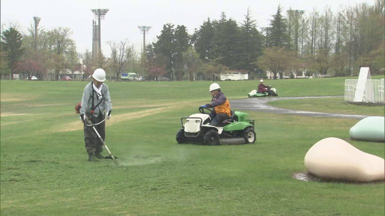 「草刈会」 今期の活動開始　青森県立美術館の芝生を管理 | ABAニュース