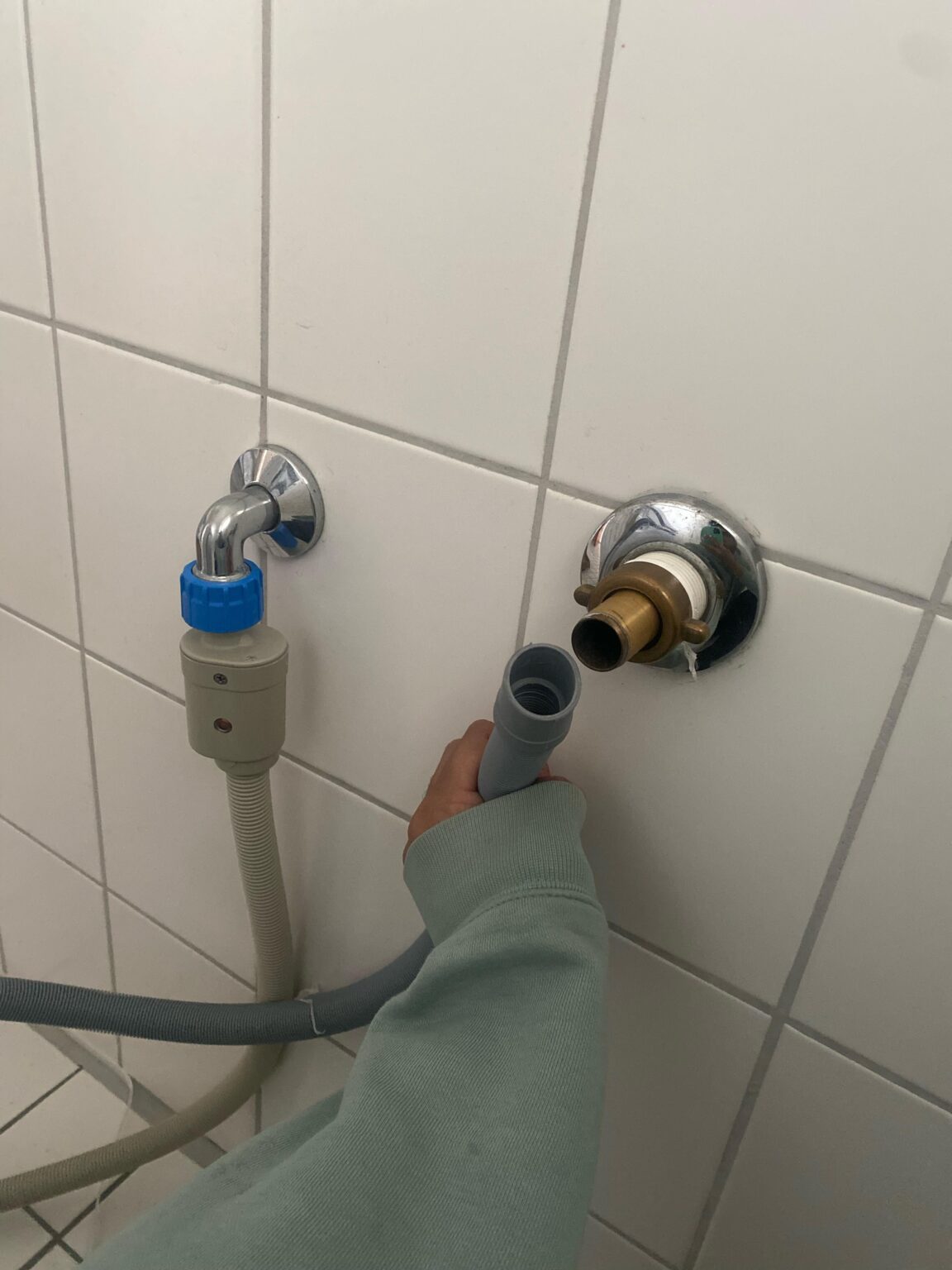 洗濯機の接続