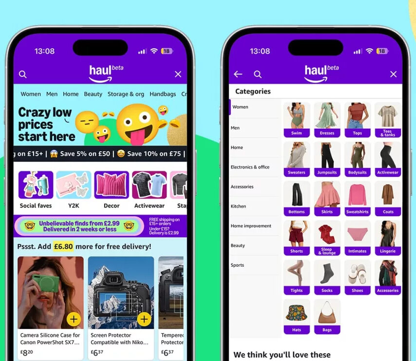 Amazon Haulはスマートフォンのみで利用可能です