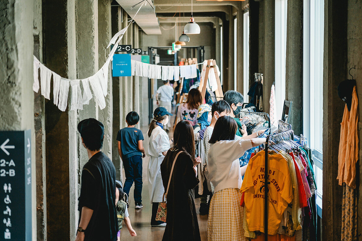 2025.6.7開催「Q市 古着市」@やまがたクリエイティブシティセンターQ1