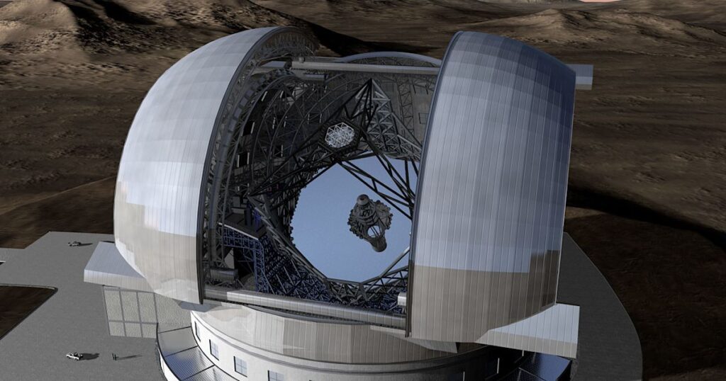 主鏡の直径が39メートルの超大型望遠鏡、チリで建設中―Extremely Large Telescope | 知財図鑑