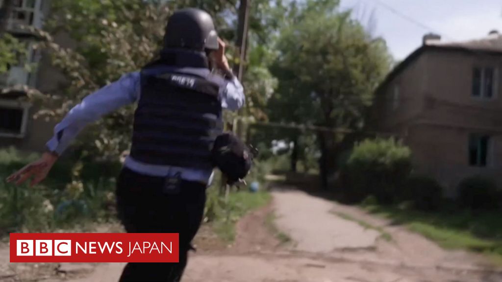 ウクライナ東部でロシアの攻撃激化　取材するBBC記者の近くでも発砲音 - BBCニュース