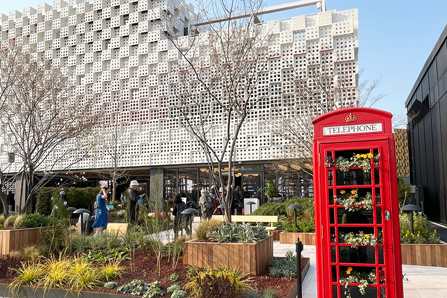 「大阪・関西万博」（会場：夢洲）内のイギリスパビリオン