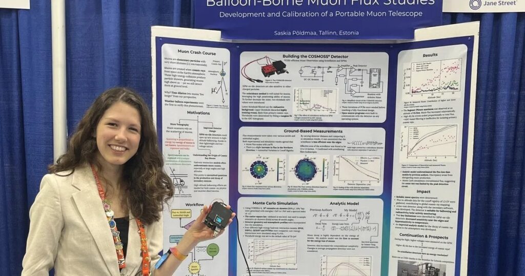 エストニアの少女は、米国で世界最大の学生科学競争で3位を獲得しました