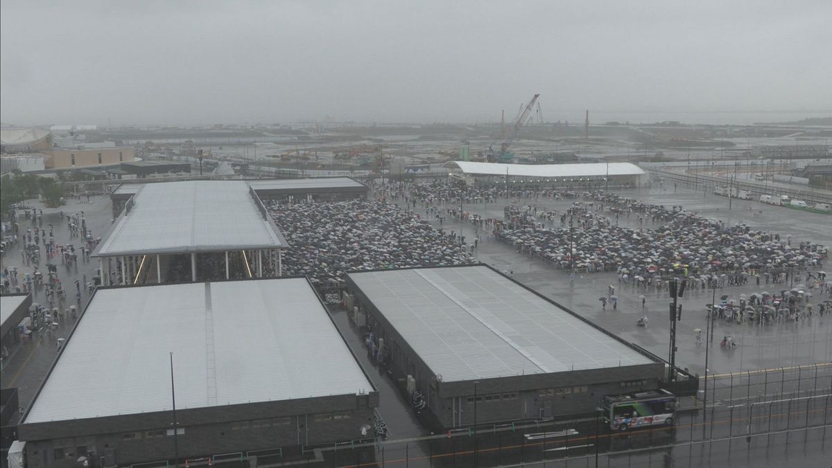 【速報】万博の一般来場者数が300万人突破　開幕から1か月も初日が最多…1日15万人超えはゼロ