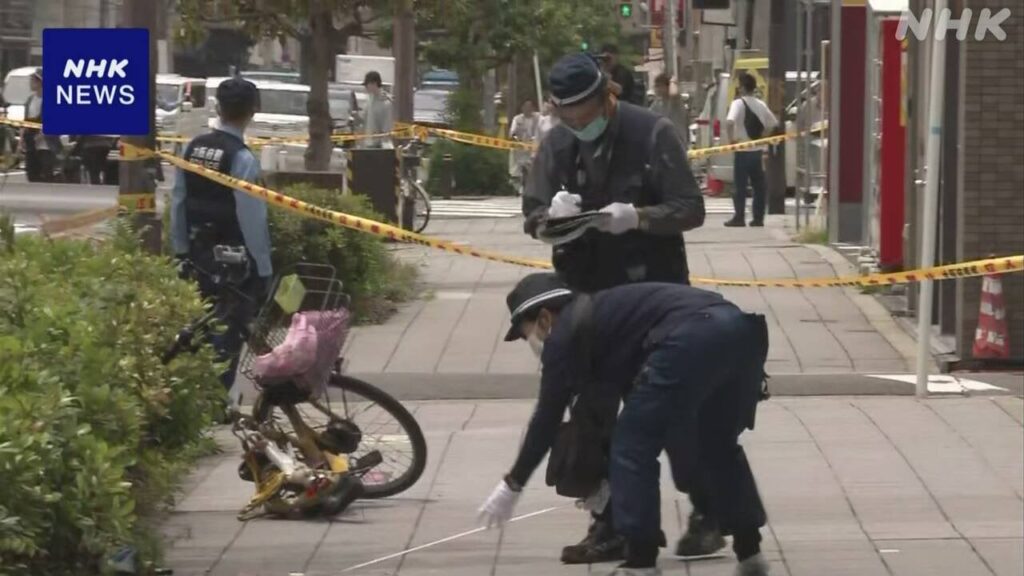 大阪 路上で女性2人倒れる 建物から1人転落し巻き込まれたか