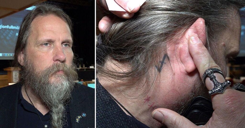 ラグンダのSD政治家は、ナチスのシンボルで入れ墨されています：「ナチ​​の価値はありません」
