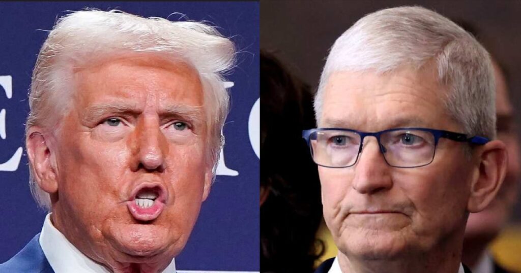 「iPhone、米国で製造しないと25%関税」 トランプ氏が圧力 - 日本経済新聞