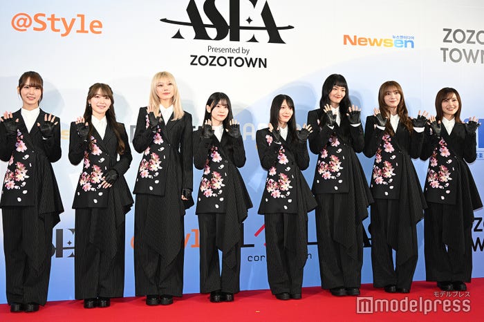 櫻坂46／中嶋優月、守屋麗奈、藤吉夏鈴、山下瞳月、森田ひかる、山崎天、田村保乃、松田里奈（C）モデルプレス