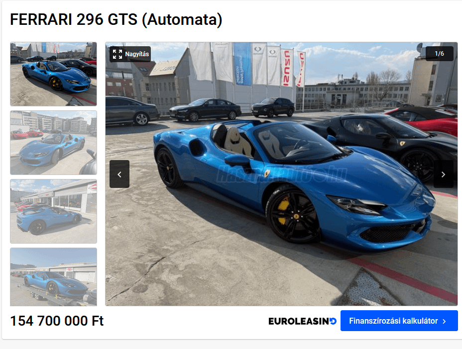 彼女が写真を撮られたフェラーリを売っていますか？