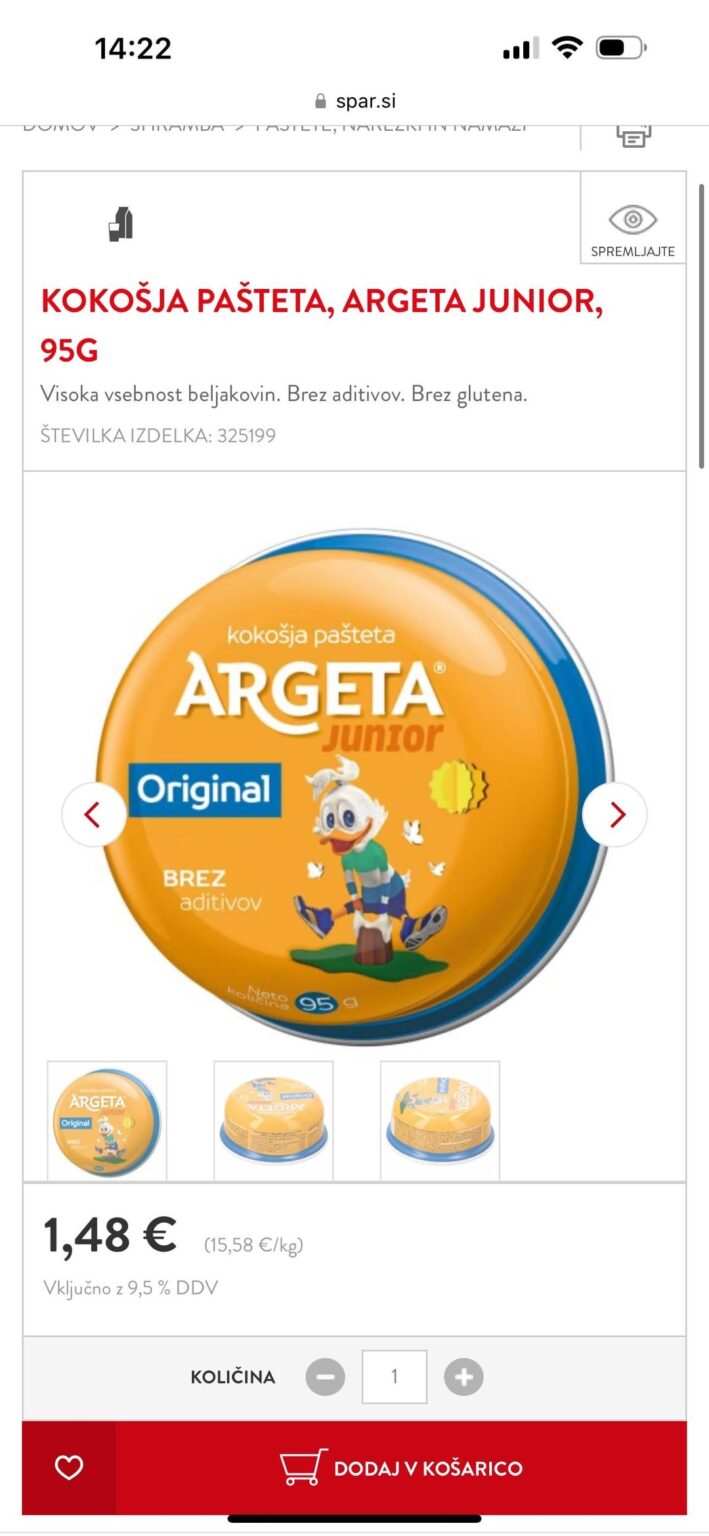Argetaは私たちの国よりもドイツで安いです