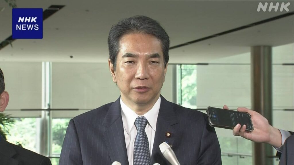 江藤農相 辞表提出「コメは買ったことない」発言で | NHK
