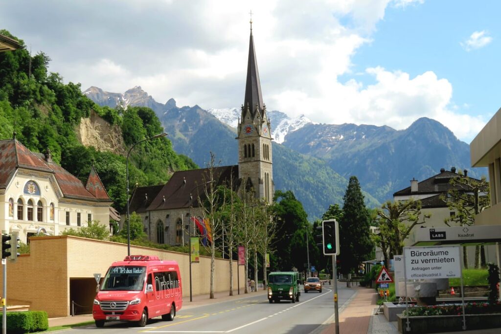 リヒテンシュタインでの旅行中に撮った写真