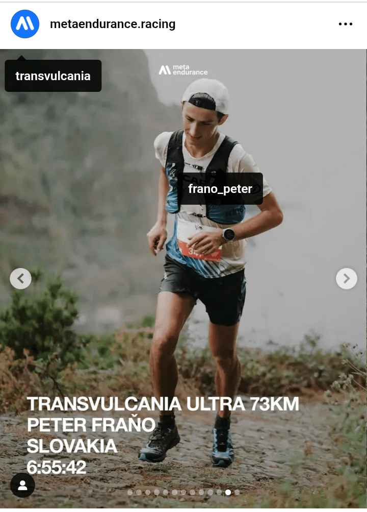 Til Slovak Peter Franoは2日前にスペインのUltramaraton Transculvaniaに勝ちました。