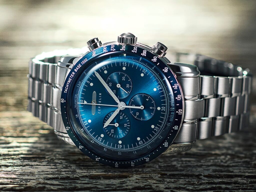 ドイツ時計がアツい！ ツェッペリン（ZEPPELIN）日本限定クロノグラフにエレガントなブルーが仲間入り メンズノンノウェブ | MEN'S NON-NO WEB