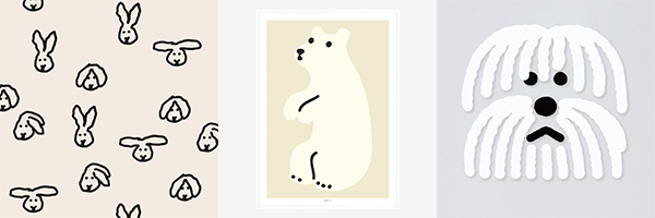 WARMGREY TAIL バニーバニー／ハギーベア／フラッフィードッグ