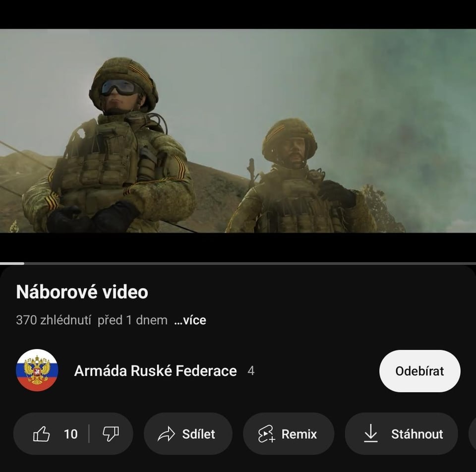 これはYouTubeで私に飛びつきました。はい、チェコにあります