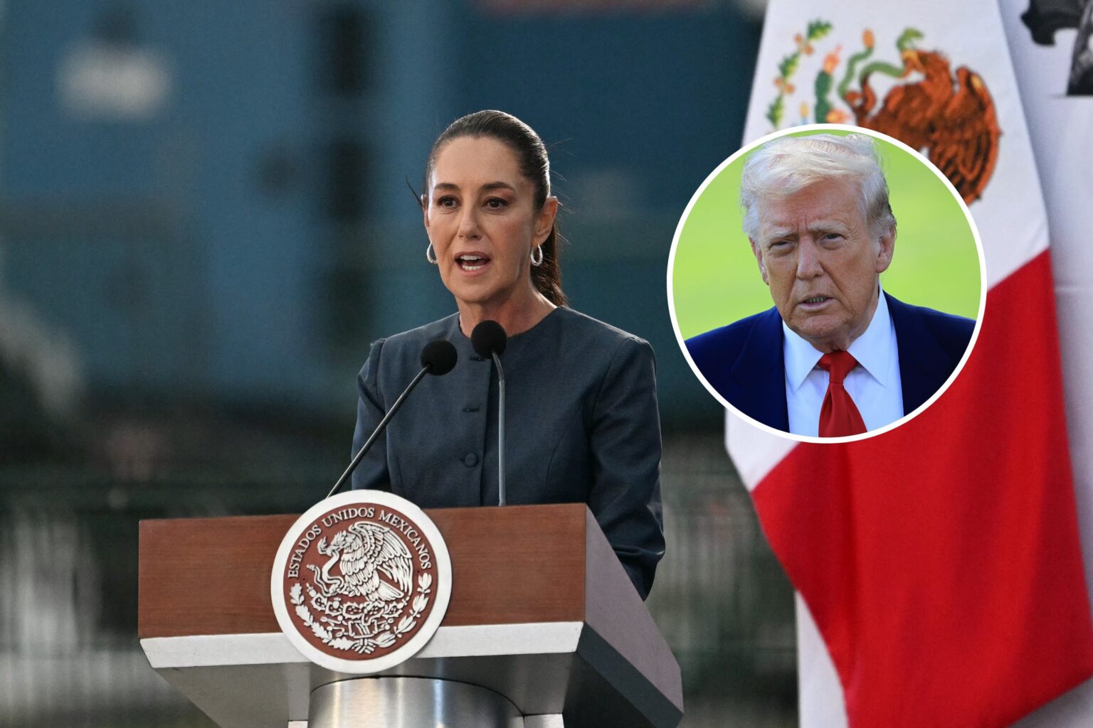 メキシコのクラウディア・シンバウム大統領は、最近の電話での会話でトランプのために赤い線を描いた。彼女は土曜日の公開イベントで支持者に語った。