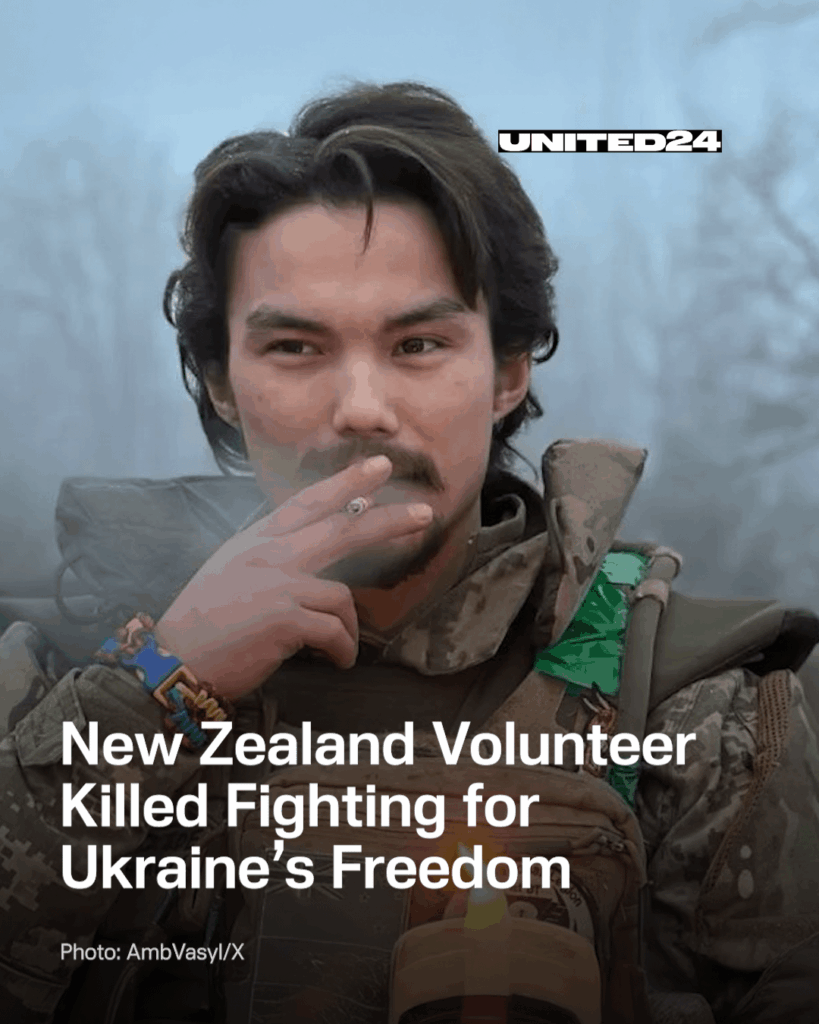ニュージーランドのボランティアシャン・ル・カーンズは、負傷した兵士を救出しながらロシアのドローンに殺された