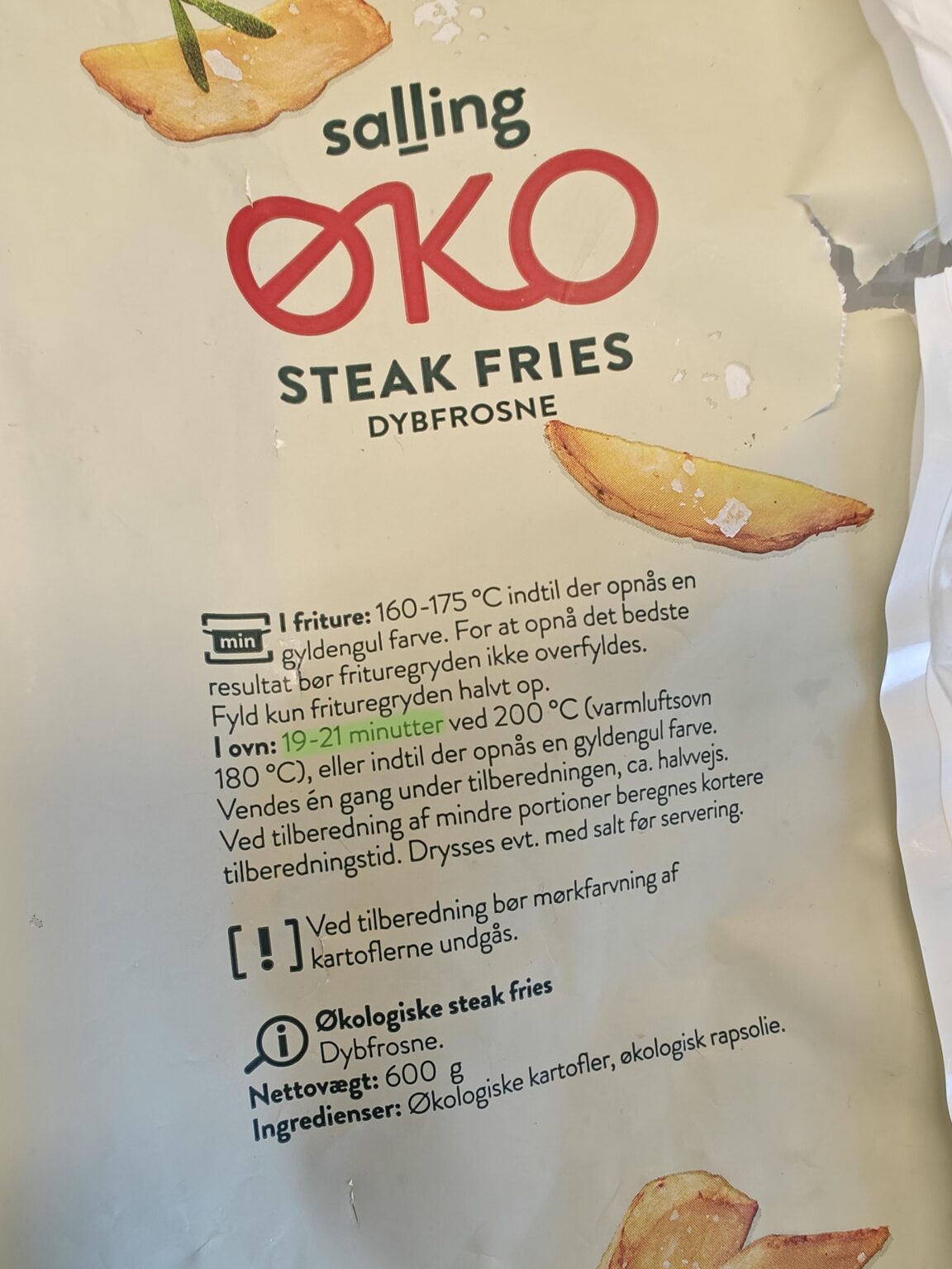 なぜこの嘘はデンマークのすべてのフライドポテトバッグに立つのですか？