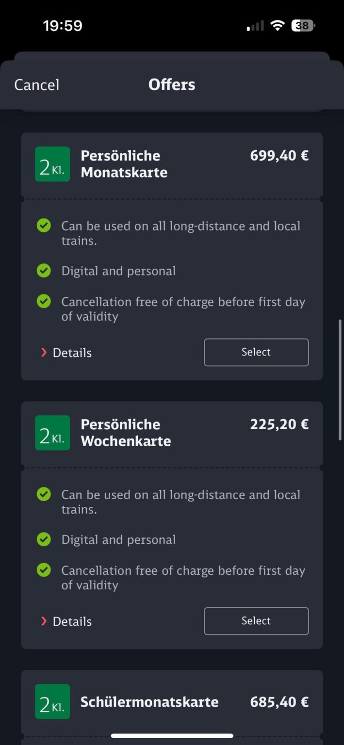 DB Ice Monthly Pass